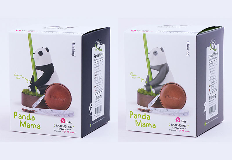 iThinking Panda Mama棘輪螺絲起子組百尺竿頭款